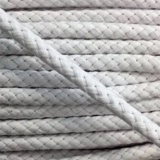Șnur din bumbac 8 mm white