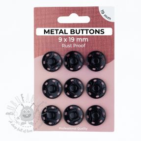 Capsă METAL 19 mm black