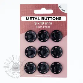 Capsă METAL 19 mm black