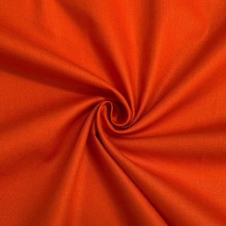 Poplin din bumbac flame orange