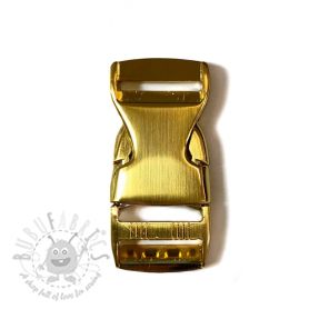 Cataramă trident metalică 25 mm gold