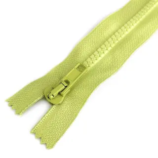 Fermoar injectat detașabil 70 cm lime
