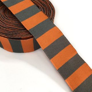 Panglică Stripe orange