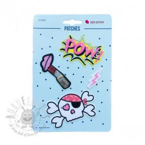 Sticker BIPP Pow Skull