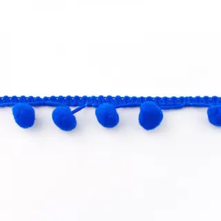 Bordură cu pompoane SMALL blue