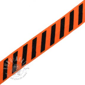 Bandă elastică STRIPE 20 mm orange