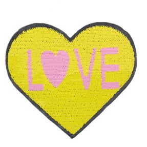 Paiete reversibile Heart love yellow
