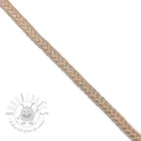 Șnur din lurex 10 mm beige