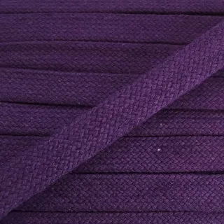 Șnur plat din bumbac 15 mm purple