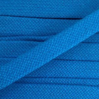 Șnur plat din bumbac 15 mm blue