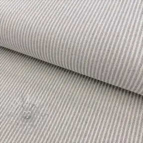 Țesătură decorativă DOBBY Colored stripe grey