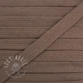 Șnur plat din bumbac 13 mm mauve