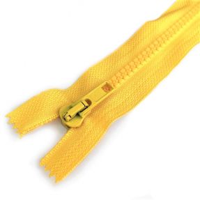 Fermoar injectat detașabil 70 cm yellow