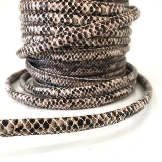 Șnur Faux leather Snake brown