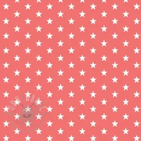 Țesătură din bumbac Petit stars coral
