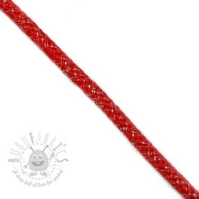 Șnur din lurex 10 mm red