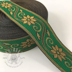 Jacquard Flower green