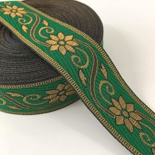 Jacquard Flower green