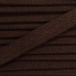 Șnur plat din bumbac 13 mm brown