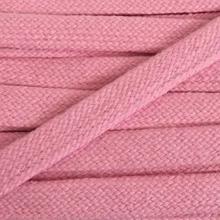 Șnur plat din bumbac 15 mm pink