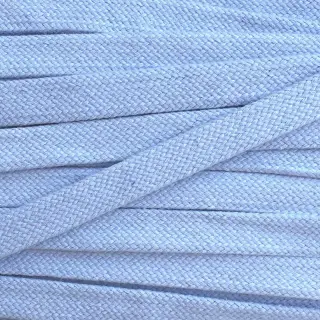 Șnur plat din bumbac 15 mm light blue