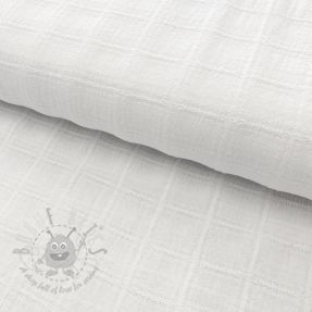 Madeira embroidery DOBBY Square white