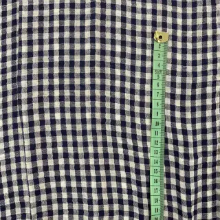 Mușelină Double sided Checks navy