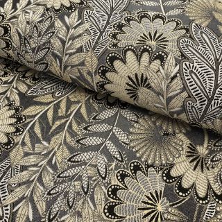 Țesătură decorativă jacquard Boho leaves