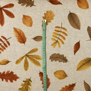 Țesătură decorativă Linenlook Watercolor falling leaves