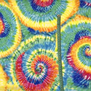 Țesătură decorativă premium Luxe rainbow swirl digital print