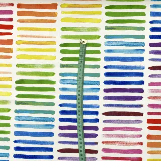 Țesătură decorativă premium Colorful rainbow stripe