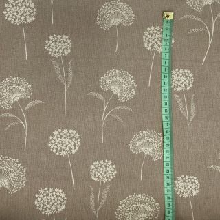 Țesătură decorativă Linenlook Elegant dandelion taupe