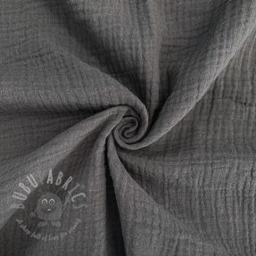 Mușelină dark grey ORGANIC