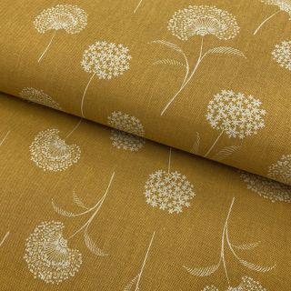 Țesătură decorativă Linenlook Elegant dandelion golden yellow