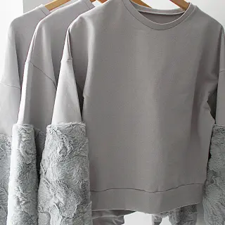Blăniță artificială light grey