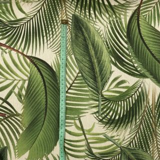 Țesătură decorativă Linenlook Palm leaf junglee digital print