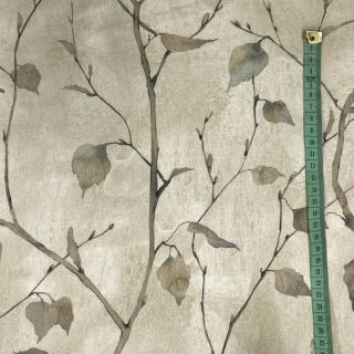 Țesătură decorativă Leaf branch serene digital print
