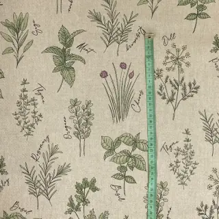 Țesătură decorativă Linenlook Herbal culinary kitchen
