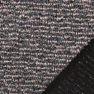Tricot Knitted Cotton SPANGLE powder grey