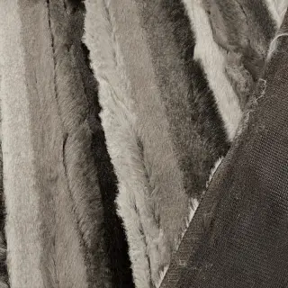Blăniță artificială Stripe dark brown