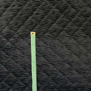 Material textil matlasat Velours STEPPED black
