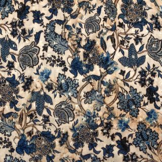 Viscoză RADIANCE Paisley floral multi blue digital print