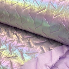 Material textil matlasat Stepped foil light lilac