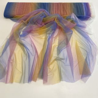 Tul pentru TUTU Rainbow glitter design C