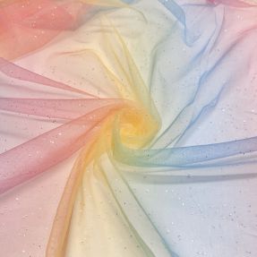 Tul pentru TUTU Rainbow glitter design D