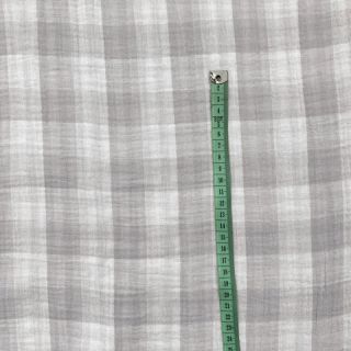 Mușelină Double sided CHECKS MINI grey