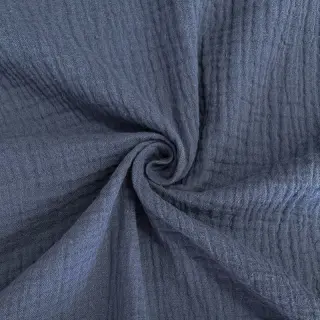 Mușelină jeans blue ORGANIC