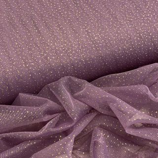 Tul pentru TUTU ROYAL SPARKLE dark lilac gold