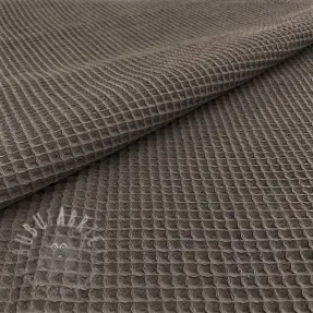 Țesătură din bumbac waffle anthracite