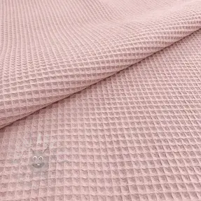 Țesătură din bumbac waffle bleached rose